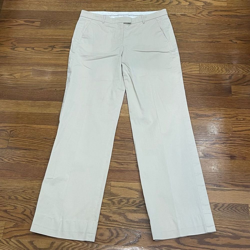 Hugo Boss Cream Straight Leg Pants